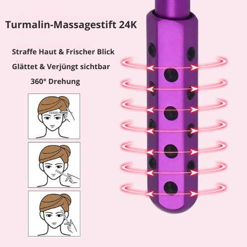 Turmalin-Massagestift  – Straffe Haut & Frischer Blick