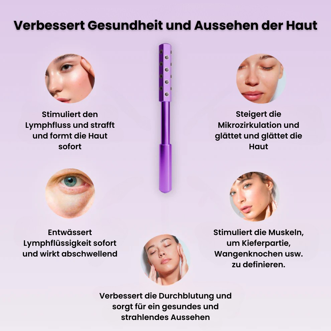 Turmalin-Massagestift  – Straffe Haut & Frischer Blick